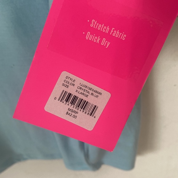 (A55) Juicy Couture Sport Sleeveless logo tank, Crystal blue, Size XL, NWT - Picture 9 of 11